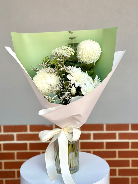 white flowers